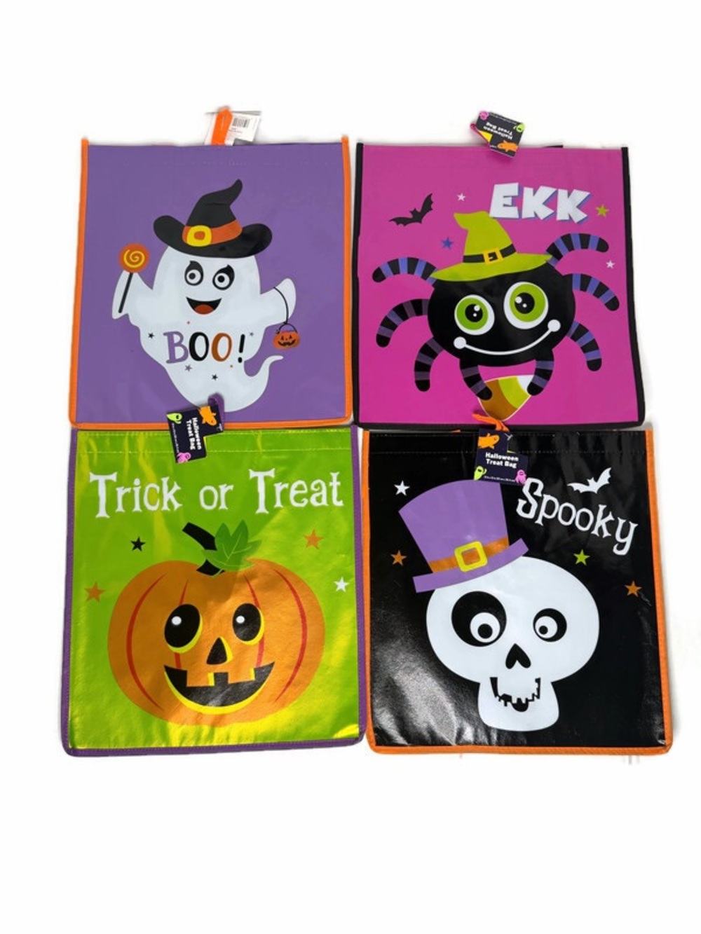 Set of 4  Halloween Trick or Treat Bags
